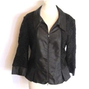 Samuel Dong Lace/ Satin Evening Jacket